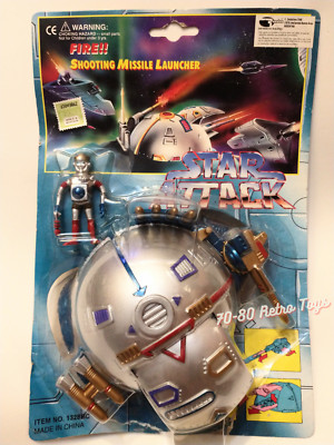   STAR ATTACK Aliens   Shooting Missile Launcher Space Colorforms Bootleg   