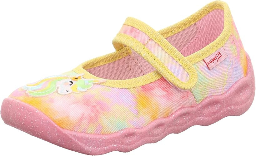 APL SUPERFIT Ciabatta Bambina "UNICORNO" Suola Traspirante VELCRO Giallo