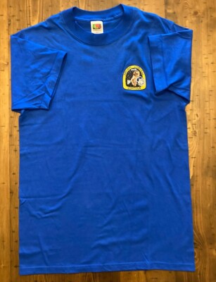 NASA Contour Embroidered Patch T-Shirt  Space Johns Hopkins Physics Lab Vintage
