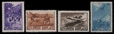 Russia / Soviet Union 1948 - Mi-No. 1246-1249 ** - MNH - Sport