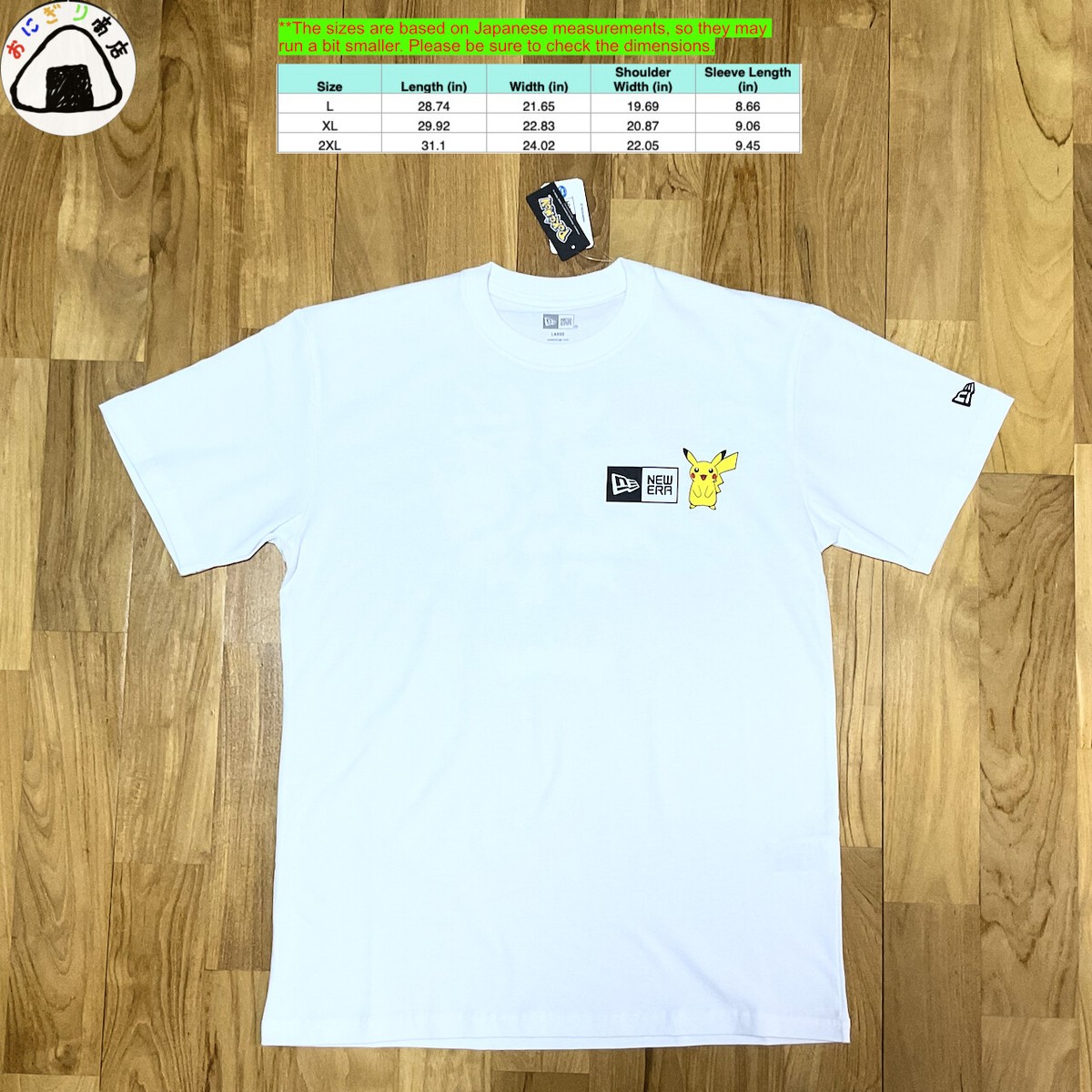 NEW ERA× Pokemon Short Sleeve T-shirt Unisex Pikachu&Eevee 2