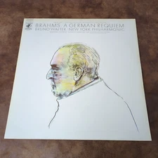 Bruno Walter BRAHMS A German Requiem - Columbia Odyssey Y 31015 Mono