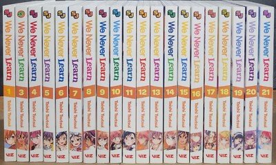 We Never Learn manga Vol 1-21 English Graphic Novel Brand New complete Set Viz 