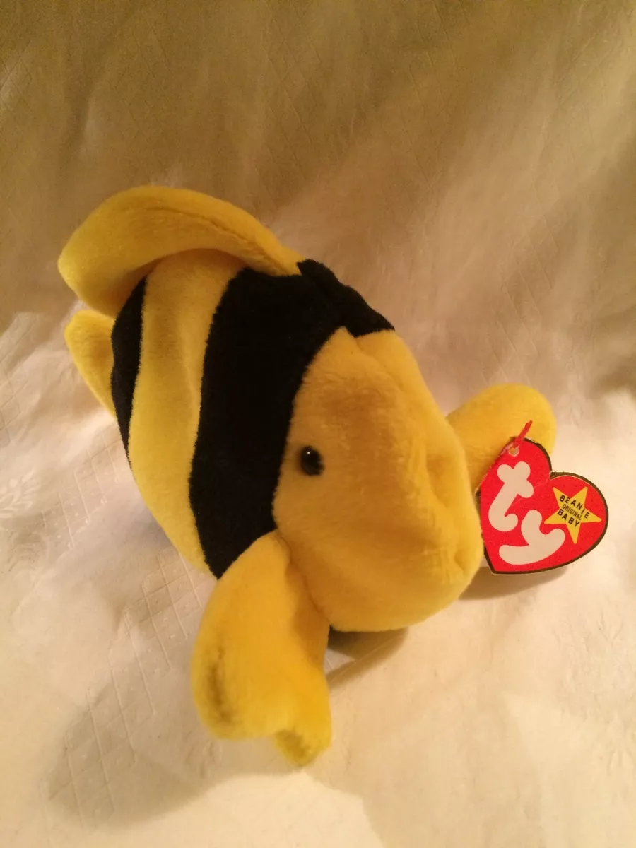 Rare 1995 Bubbles Ty Beanie Baby Error PVC No Star No Stamp Style