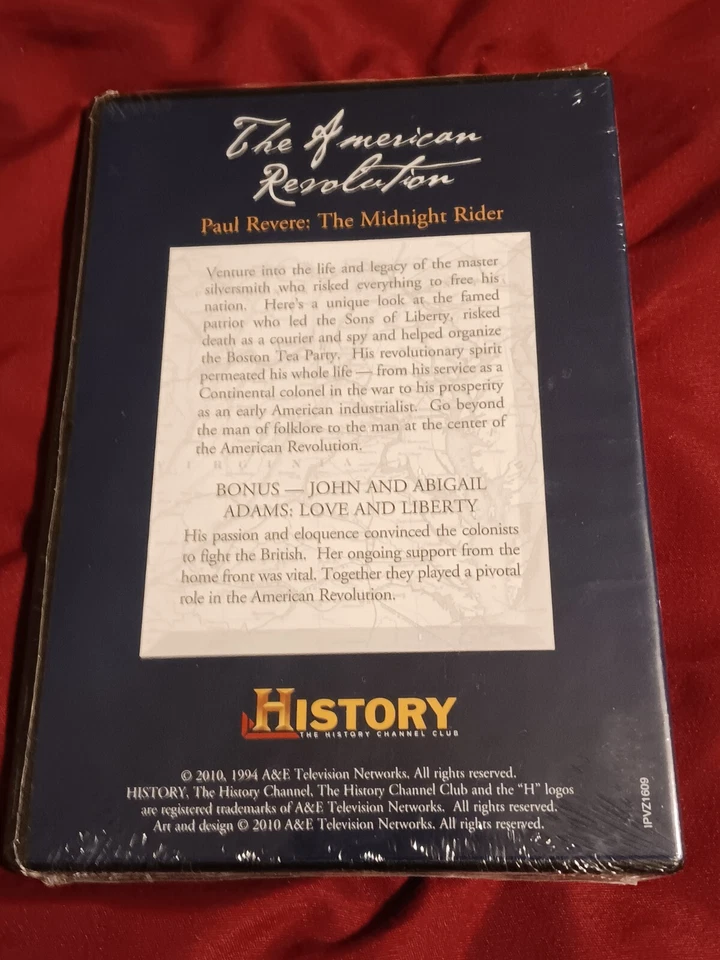 PAUL REVERE MIDNIGHT RIDER American Revolution HISTORY CHANNEL Club DVD NEW D99 - Image 2 of 2