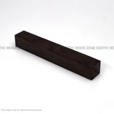 Gaboon Ebony Pen Blank 3/4x 3/4x 6- Woodturning Carving Block- Free US Shipping