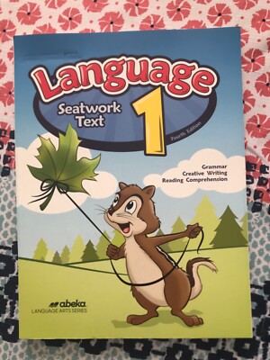 Abeka 1st Grade Language Student Seatwork Text 4th Edition Not Written In