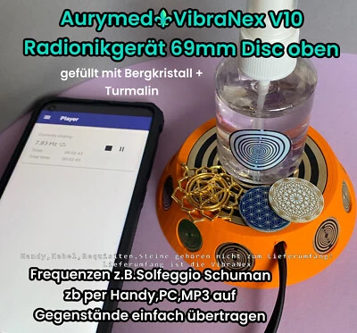 FIRMA AURYMED R.BOE-ERF Radionikgerät Frequenzgerät Resonanz Oszillator Rife Lakhovsky MWO Tesla Disc om