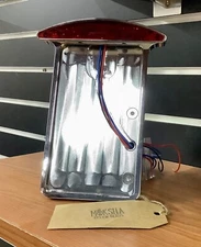 Side Mount Tail Light/License Plate Mount- Flat Vertical- Half-Moon- Drag