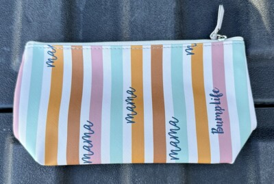 Cosmetic Bag Zip Up Pouch Mama Bump Life