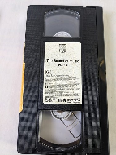 The Sound of Music VHS - 2-Tape Set (CBS Fox Video, 1986) Collectors Edition - Picture 5 of 9