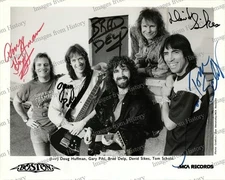8x10 Print Boston American Rock Band Formed Boston Massachusetts 1975 Signed