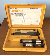 Helicoil Spark Plug Thread Repair Kit 5523-14 Metric Set with Inserts and Case!