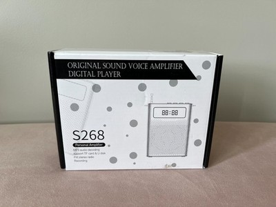 Voice Amplifier S268 Personal Portable Speaker Mic Headset Rechargeable