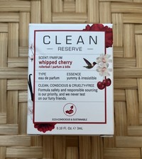 Clean Reserve Whipped Cherry Eau De Parfum Travel Size Rollerball Perfume NEW