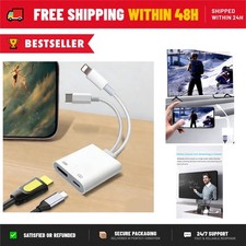 USB-C  Lightning to HDMI Adapter 4K 60Hz MFi Certified for iPhone iPad TV