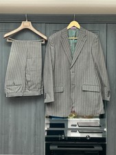 Beautiful French Eye Grey Pinstripe Two Piece Suit