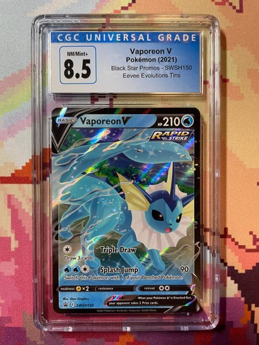 Vaporeon V graded CGC 8.5 for sale on eBay