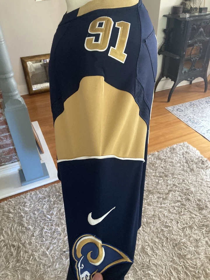 Camiseta costurada Nike On Field Chris Long Rams tamanho XXL - Imagem 3 de 4