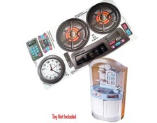 Pegatinas de repuesto para restaurar juguetes se adaptan a calcomanías de cocina Step2 para juegos de cocina para niños