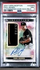 2024 topps inception paul skenes autographed Game Sock /25 PSA 9 #AGSR-PS
