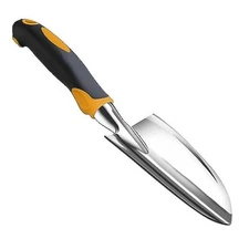 Garden Tool Shovel for Digging Gardening Trowel for Lawn Planting Alloy Orange