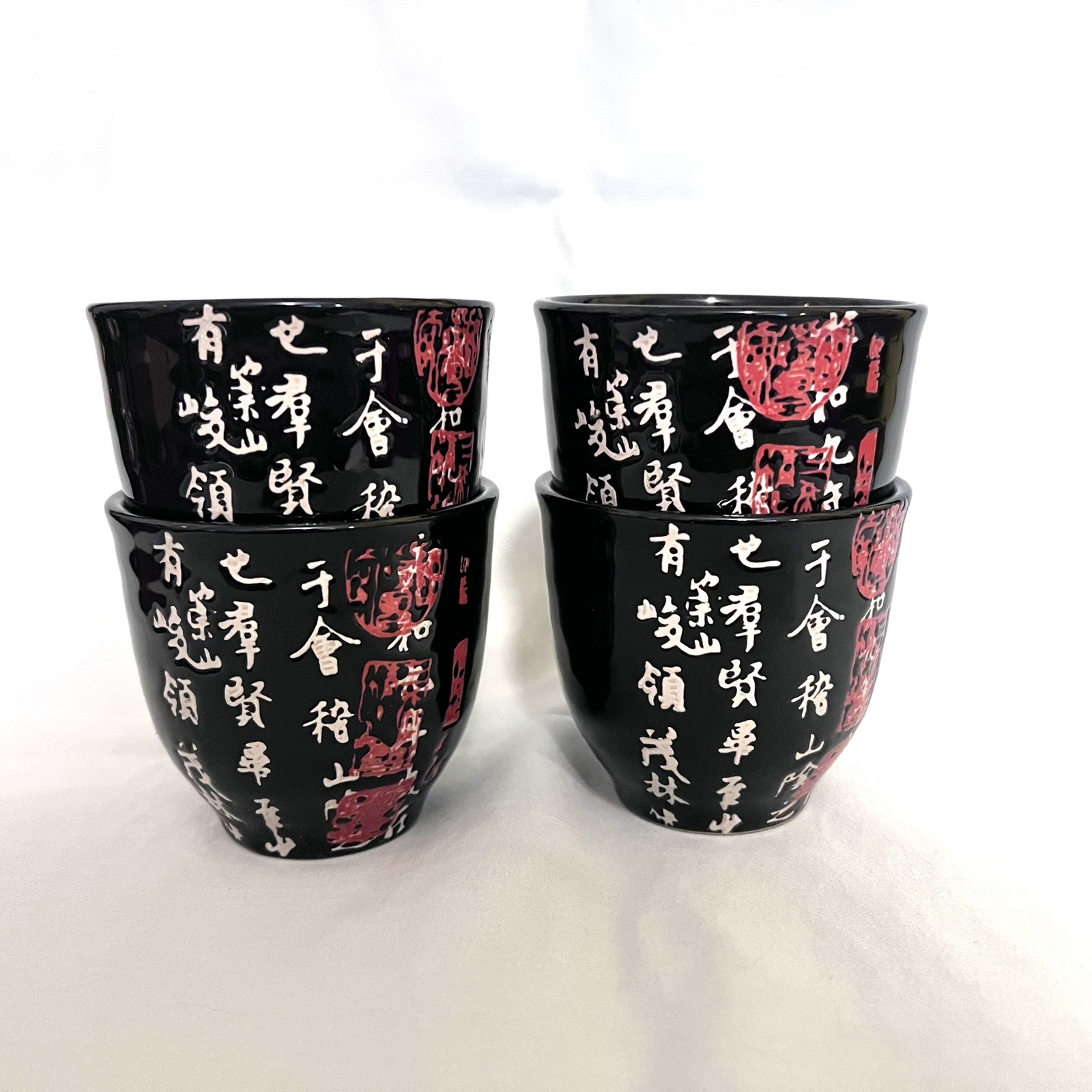 Japanese Style Ceramic Teapot Set with Diffuser and 4 Tea Cups