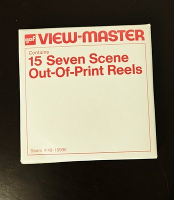 15-reels rare ''Out of Print'' Viewmaster Reel Compilation 