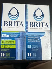 Brita Elite Replacement Water Filter  Standard Fits Pitchers  Dispensers