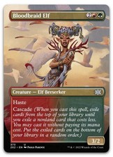 Bloodbraid Elf (Borderless) #373 (NM) Double Masters 2022 2X2 Magic MTG