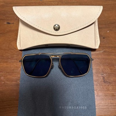 medakanoko Masunaga x Kenzo Takada K3 MISAGO Gold frame Polarized Blue Lens