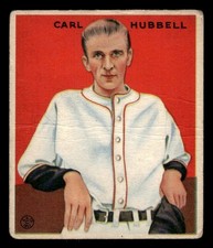 1933 Goudey Baseball #234 Carl Hubbell PR - GD *f1