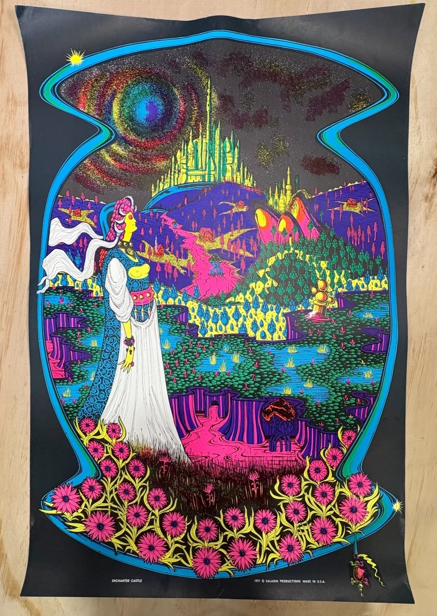 Castle Blacklight Poster for sale | eBay