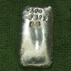 2 Ozs .9999 Fine Silver Hand Poured Bar