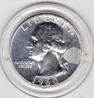 Very  Sharp  1960  Washington  Quarter  (90% Silver)  Coin