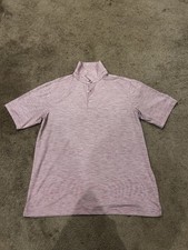 Walter Hagen Red  White Golf Polo, Size Men  s L