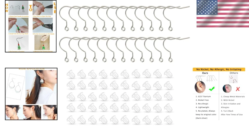 DIY Jewelry Findings Kit for Sensitive Ears - Image 2 of 4
