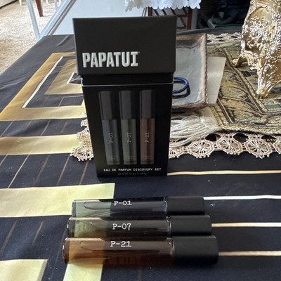 PAPATUI Eau de Parfum Discovery Set Sample Spray 3x0.33 fl oz P-01/P-07/P-21