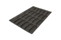 Backmatte Backform FüR 24 Sandwiches + Ciabatta Air Glasfasergewebe/Silikon