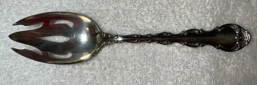 Gorham STRASBOURG Pierced Serving Spoon  Sterling silver No Monograms