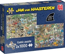 NEW JUMBO 2 x 1000 Pieces Jigsaw Puzzle Jan van Haasteren Safari  Storm