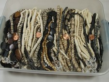100 Strands 15" Assorted India Handmade Water Buffalo Bone Beads Bulk LA-1   