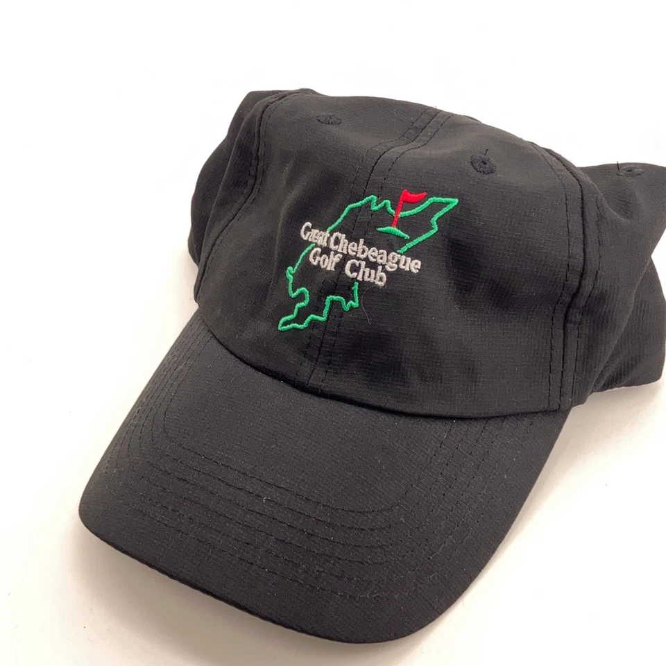 Great Chebeague golf club maine island lightweight black polyester baseball cap - Image 2 of 4