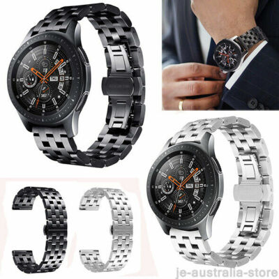 US Stainless Steel Metal Watch Band Strap For Samsung Galaxy Watch R800 46/42MM