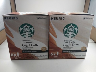 starbucks caramel caffe latte 2 step k cups