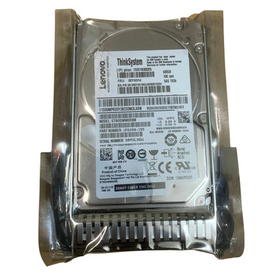 IBM Lenovo ThinkSystem FRU 00YK014 7XB7A00025 2.5'' 600GB 10K SAS 12G HARD DRIVE