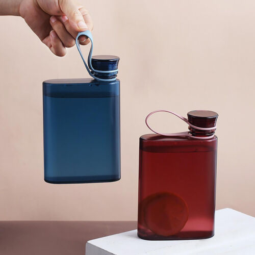 Portable Book Paper Cup Bottle Flat Water Bottle Clear Paper Pad Water Bottle