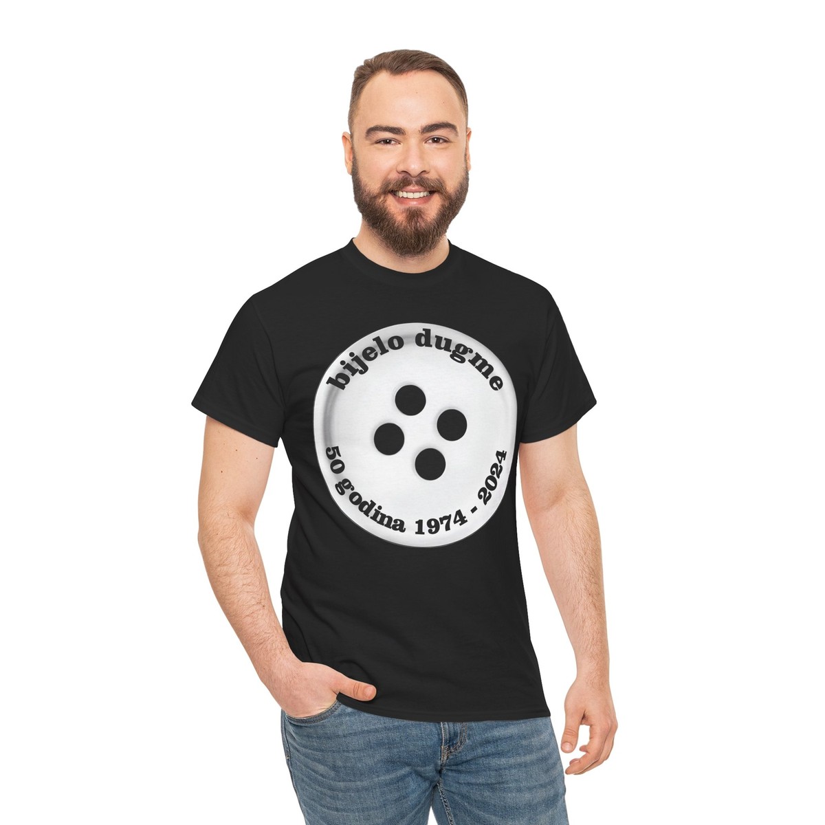 BIJELO DUGME - 50 godina - Unisex Heavy Cotton Tee | eBay