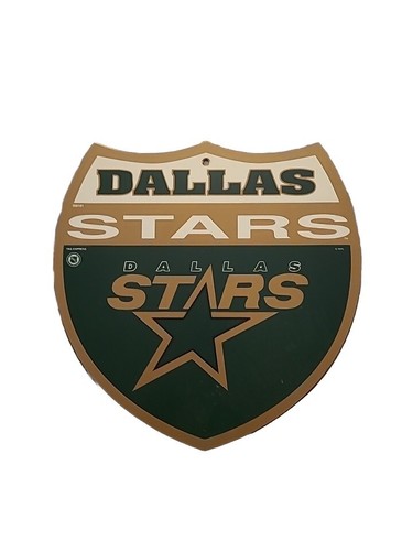 Dallas Stars Plastic Interstate-style Sign - 第 1/1 張圖片