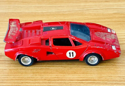 ミニカー LAMBORGHINI COUNTACH Shinsei 1985 Mini Power Red Lamborghini #406 1:38 Countach Made in